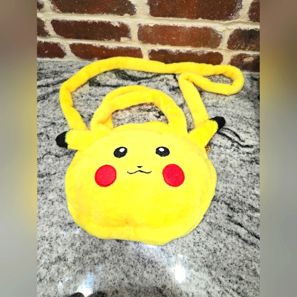 Bright Yellow Cartoon Character Bag